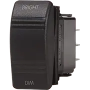 blue sea systems contura dimmer control switch spdt black - (on)-off-(on) - 8291