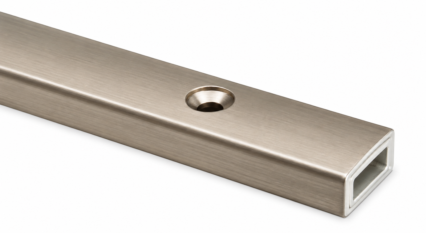 Barton Aluminium Track Size 1 BB Traveller Slide Bolt Track 1 Metre (20-002)