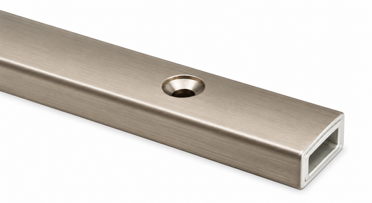 Barton Aluminium Track Size 1 BB Traveller Slide Bolt Track 1 Metre (20-002)