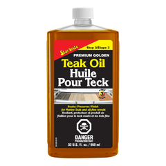 STARBRITE Premium Golden Teak Oil Quart - Steveston Marine and Hardware