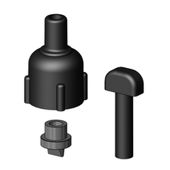 Tru Design Spare Parts Vented Loop Black - 90324 - Steveston Marine and Hardware