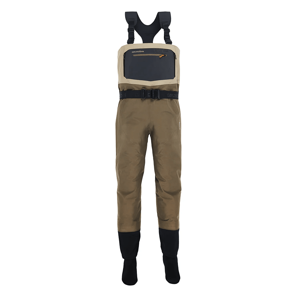 Grundens Men's Boundary Stockingfoot Wader - Stone/Otter - Steveston Marine and Hardware