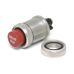 Cole Hersee Eng Stop Button Mom Red - Steveston Marine and Hardware