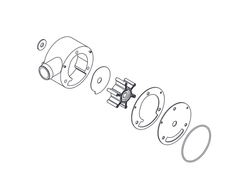 Shurflo Impellor Housing Kit