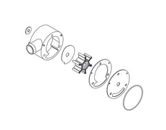 Shurflo Impellor Housing Kit - Steveston Marine and Hardware