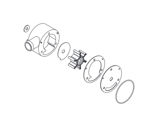 Shurflo Impellor Housing Kit