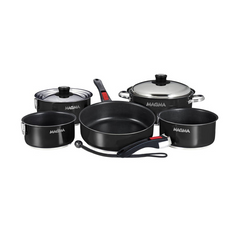 Magma Jet Black Nesting Cookware Set (A10-366-JB-2-IN)