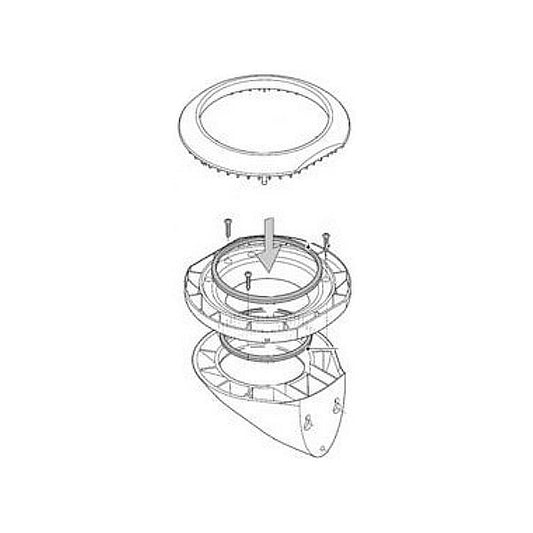 Raymarine GPS/Micro Talk Clamshell Riser Kit