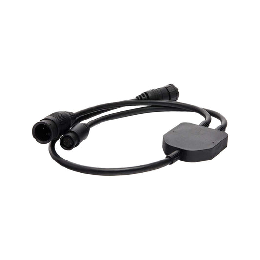 Raymarine Adaptor Cable (9-Pin to 7 and 7-Pin Y-Cable) used to attach DownVision & CP370 transducers to Axiom DV