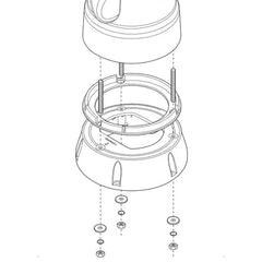 Raymarine Top Down Riser, M100, M200