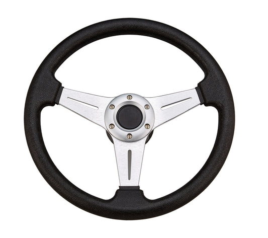 Victory Steering Wheel 3 Spoke Silver