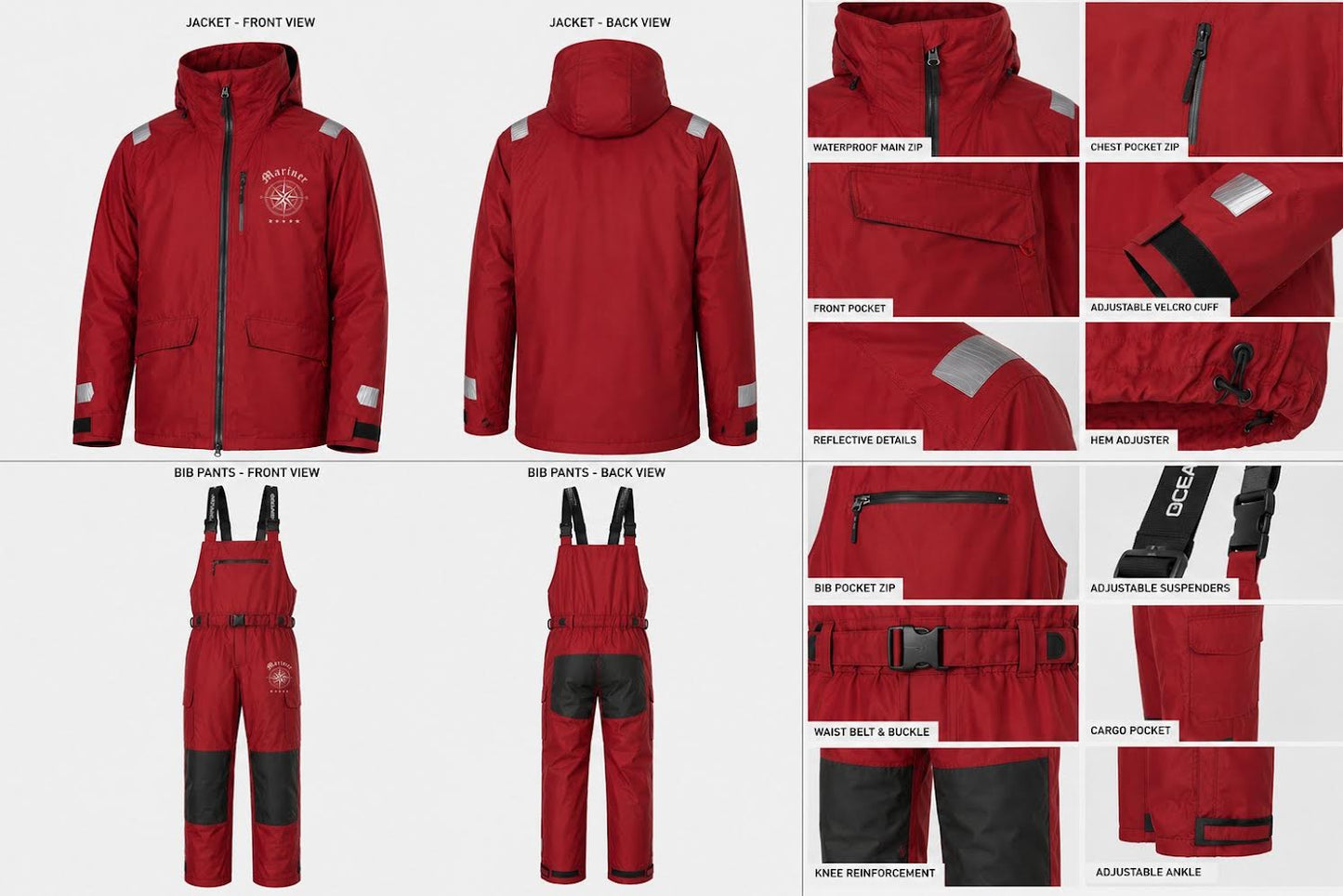 ABH Polyester Sailing Suits
