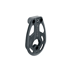 Harken Sideplate with Helicoils, Isolators - 57mm Black Magic Triple Block (AL - 3712) - Steveston Marine and Hardware