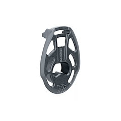 Harken Sideplate with Helicoils - 75mm Black Magic Loop Block (AL - 3726) - Steveston Marine and Hardware