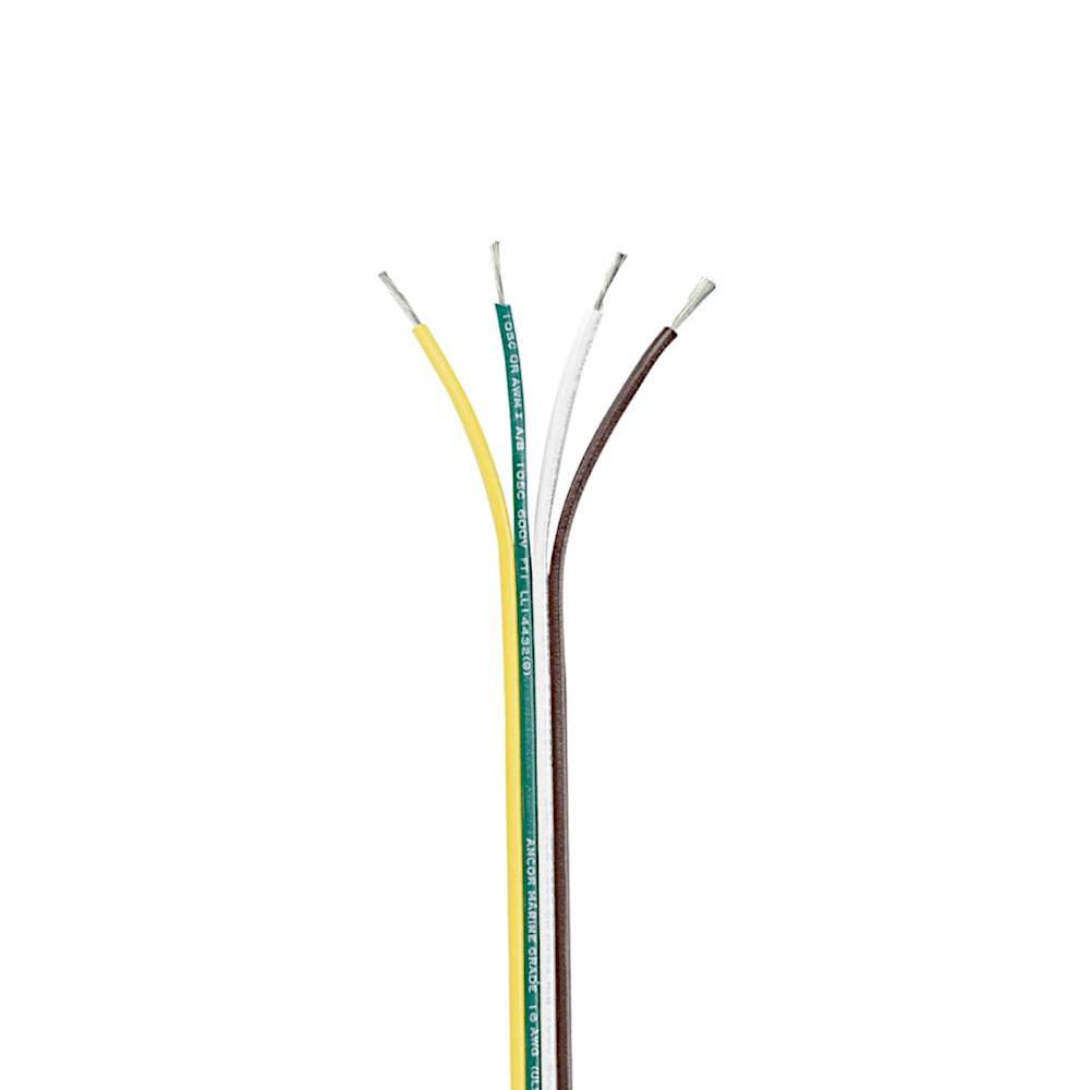 Ancor 16/4 AWG Flat Ribbon Bonded Trailer Cable