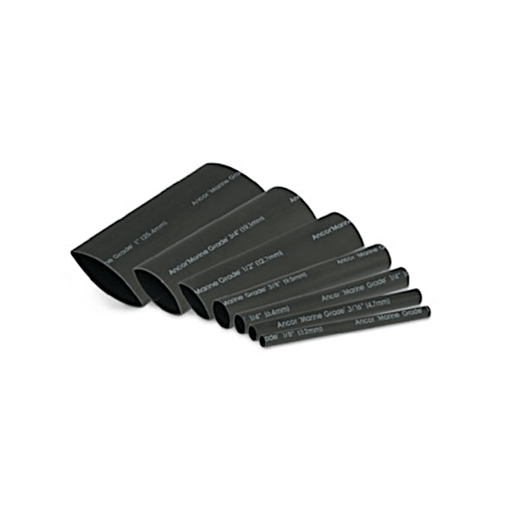 Ancor Adhesive Lined Heat Shrink Tubing - Black - Steveston Marine and Hardware