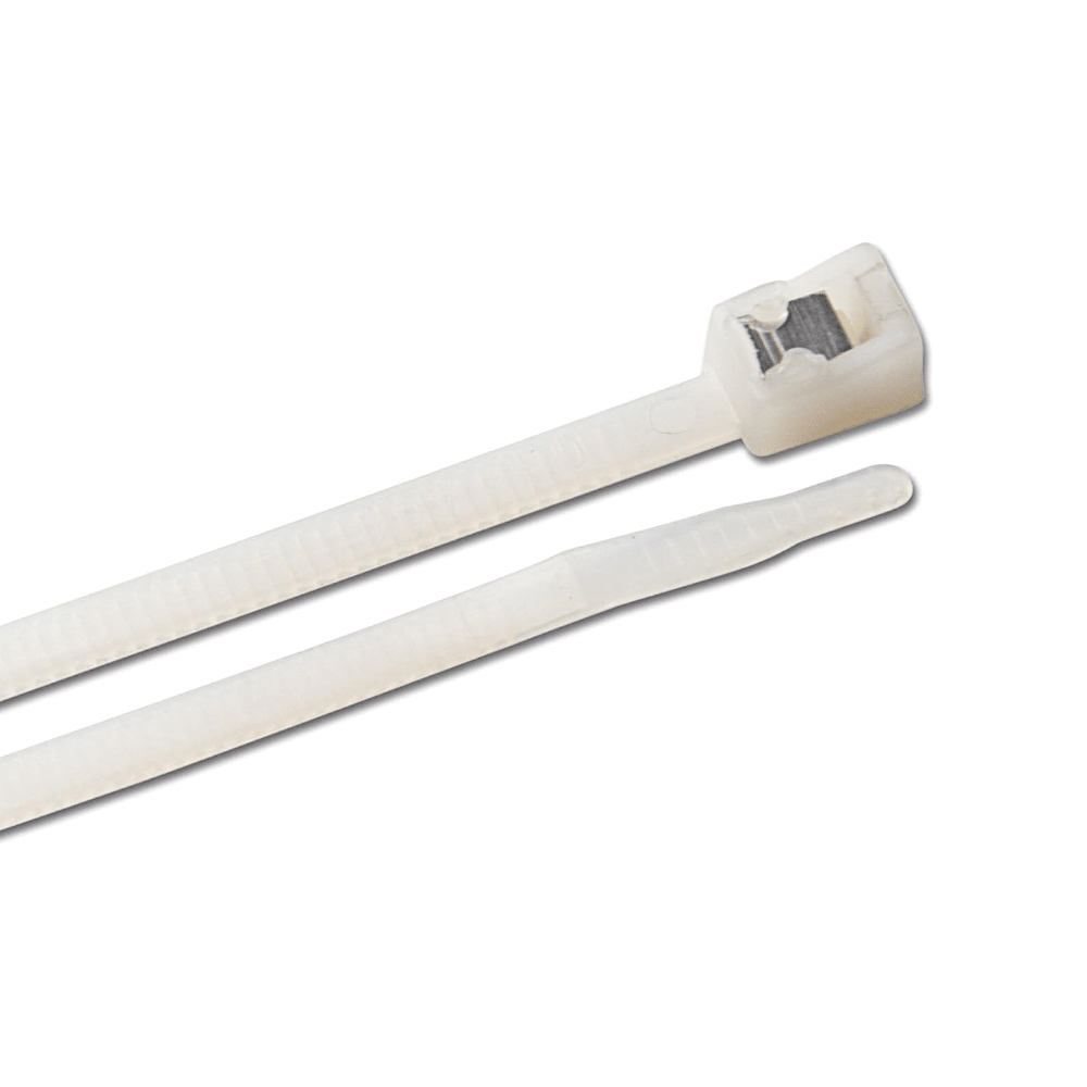 Ancor Self-Cutting Cable Ties - Natural & UV-Resistant Black, 4" to 14"