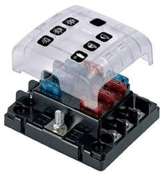 Bep 6Way Fusehldr Scr.Term W/Cover
