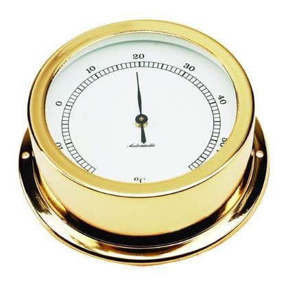 THERMOMETER,GOLD PL 50MM AUT95D