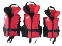 First Watch Red Foam Vest for Youths (60-90 lbs) - AV-YC