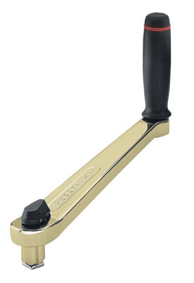 Harken 10&quot; Lock-In Polished Bronze Winch Handle