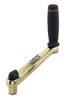Harken 8" Lock - In Polished Bronze Winch Handle - Steveston Marine and Hardware