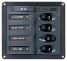Bep Dc Panel 4Pos Vert Blk