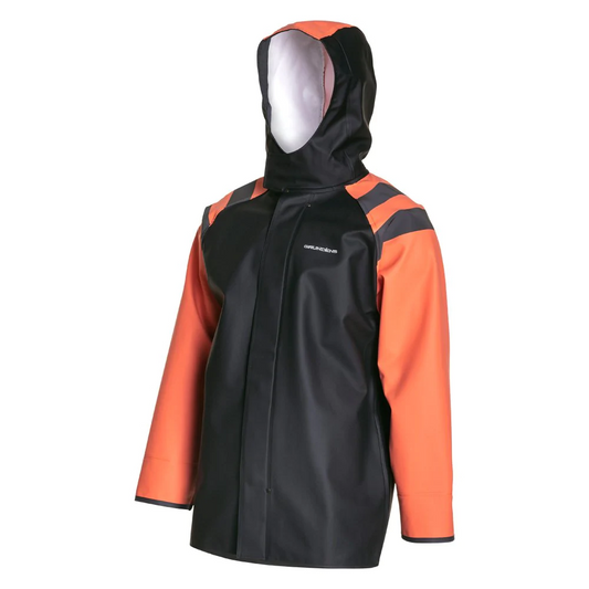 Grundens Balder Zip Jacket Orange
