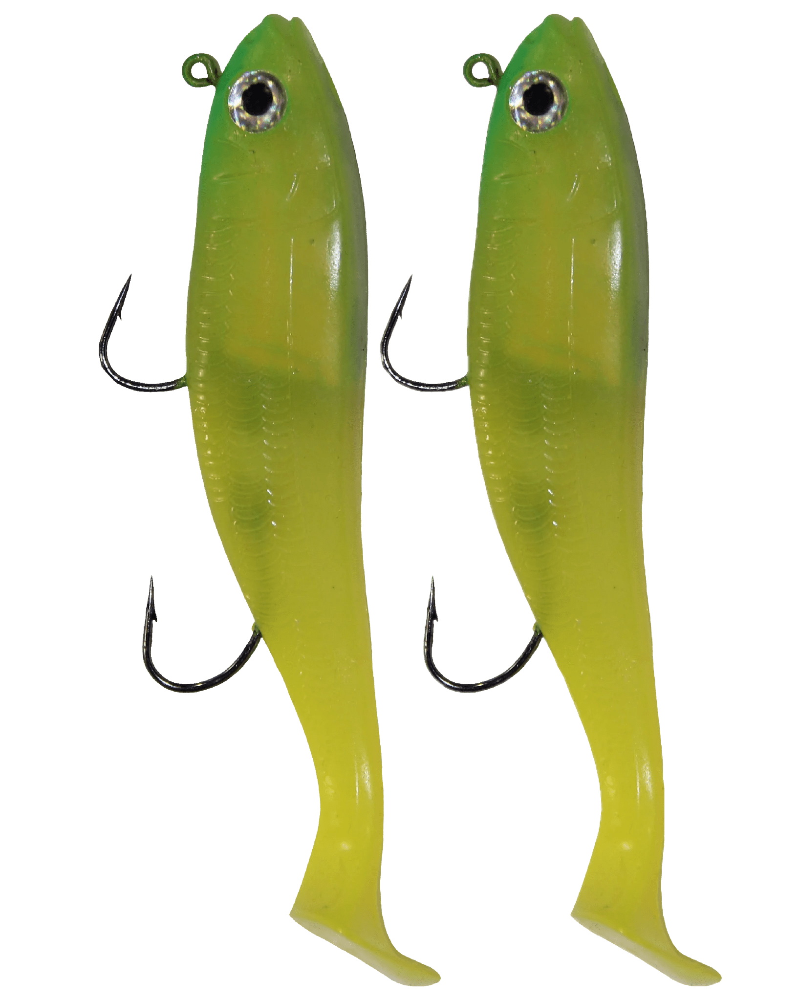 Lighthouse 6oz Mega Bite Swim Tail Jigs Swimtail Bazooka Swim Tail Jig 2 pcs - Steveston Marine and Hardware
