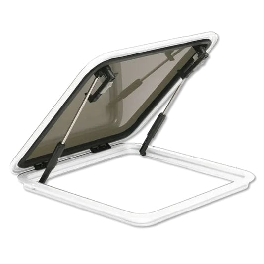 Bomar Sq.Hatch Smoked Lens/Wht Frame