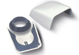 Beckson Vent W/3 Hose Adapt. White