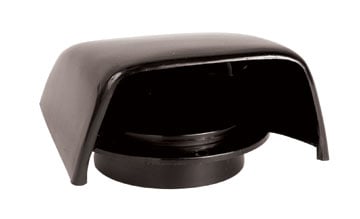 Beckson Vent W/3 Hose Adapt. Black