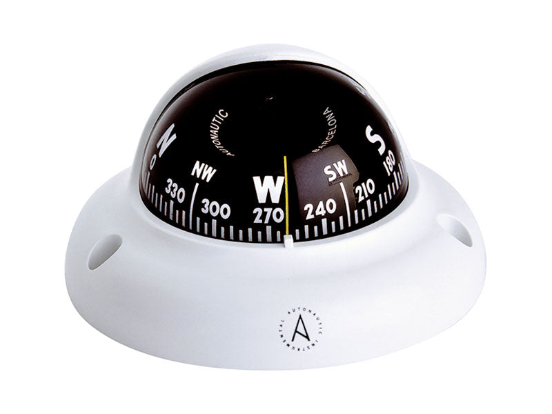 Surface Mount Compass 65mm White-C3002