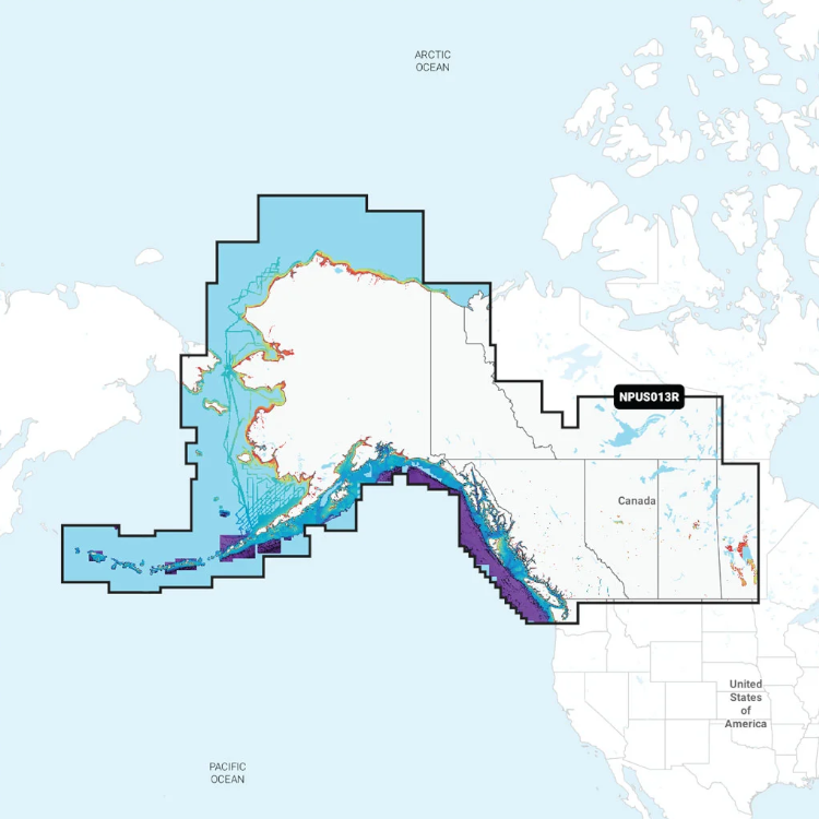 Navionics+ Canada, West & Alaska - NSUS013R