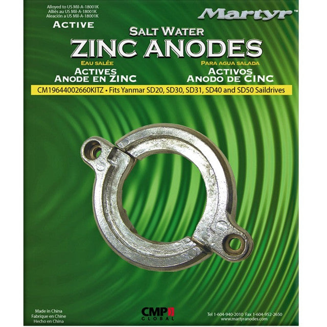 CMP Global Yanmar-Anode Kit Zinc