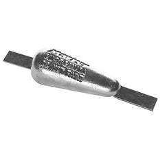 Martyr CM37GZ Zinc Hull Anode with Strap 7" x 3" x 1 - 1/2" - Steveston Marine and Hardware