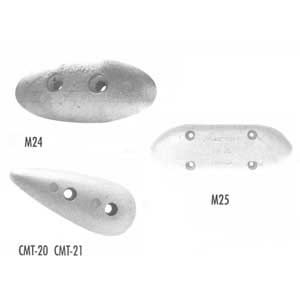 Zinc Tear Drop Small