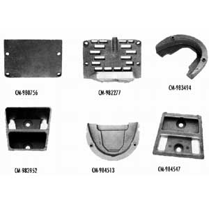 Zinc Omc Transom Bar