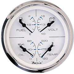 Faria Chesapeake White Stainless Steel Multifunction Instrument - 34851