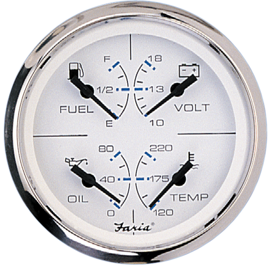 Faria Chesapeake White Stainless Steel Multifunction Instrument - 34851