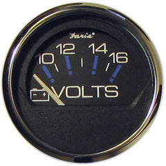 Faria Voltmeter Gauge Chesapeake Black - 14705