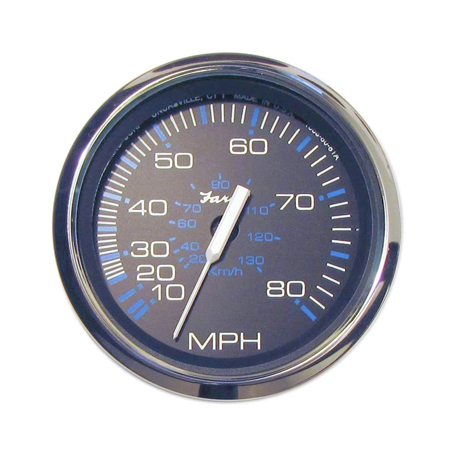 Faria Speedometer 50 Knot Chesapeake Black Stainless Steel - 33722