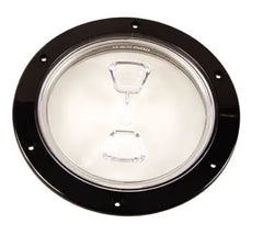 Beckson 6 Screw Out Deck Plate Bk/Cl