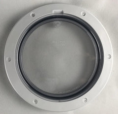 Beckson 6 Pry Out Deck Plate-Wht/Clr