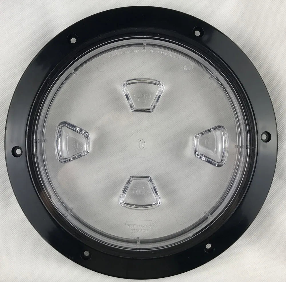 Beckson 8 Deck Plate-Black/Clear