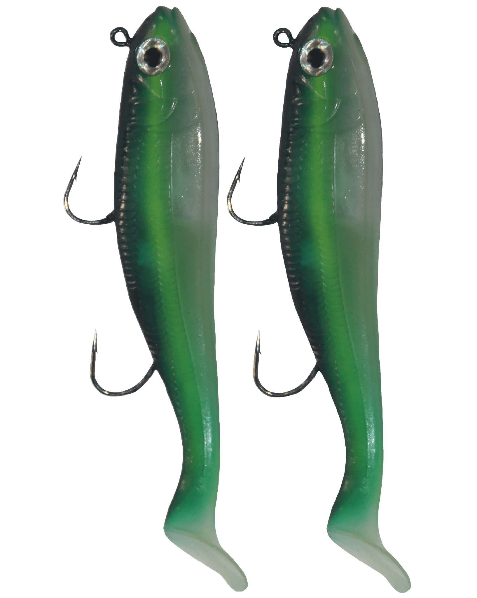 Lighthouse 6oz Mega Bite Swim Tail Jigs Swimtail Derby Winner Swim Tail Jig 2 pcs - Steveston Marine and Hardware