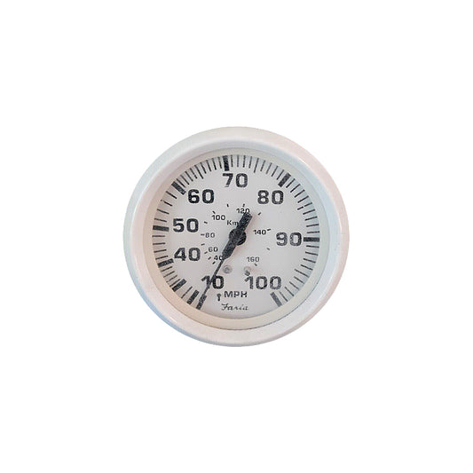 Faria Dress White Speedometer 100 MPH - 33123