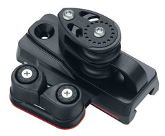 Harken MR 27mm Double Sheave End Control w-Dead End and Cam (Pair)