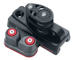 Harken BB 32mm Double Sheave End Controls w-Dead End and Cam (Pair)