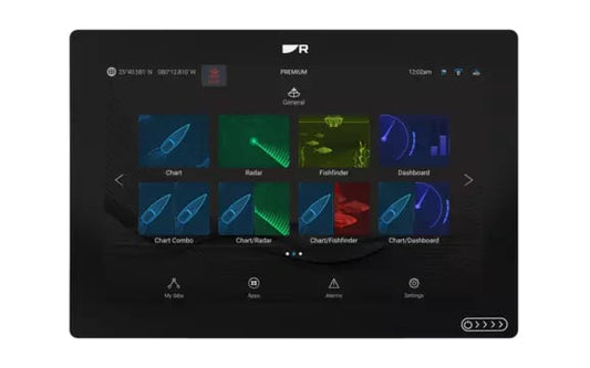 Raymarine Axiom+ 12, Multifunction 12" Display with LightHouse North America Chart